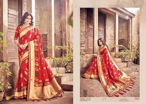 Pure silk saree by Krivi Designer