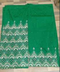 Embroidered African George Fabric 