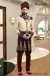 Gents Wedding Sherwani With Heavy Work