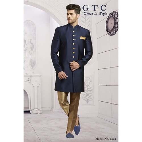 Mens Plain Indo Western
