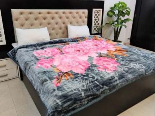 Multi color Double Bed Mink Blanket