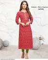 Trendy Heavy Cotton Printed Kurtis by Lifestyle  thumb 1