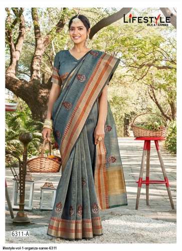 Vol 1 Organza Saree 6311 By Lifestyle sarees by Lifestyle Sarees