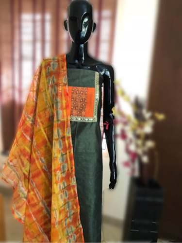 Party wear Semi Stitched Ladies Suit by Vivaura Fab