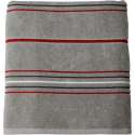 striped bath towel