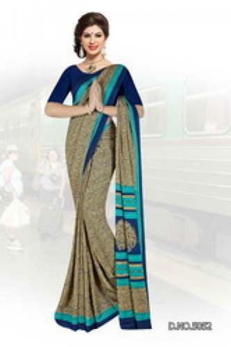 Cotton Printed Uniform Sarees