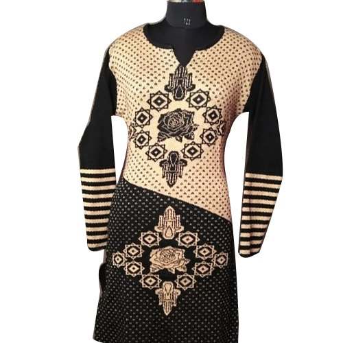 Designer Printed Woolen Kurti by Hari Son Export