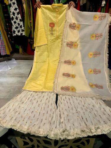 fancy dress materials by Ahuja Trading Co