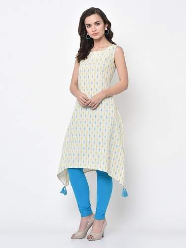 Tail Cut Geometric Kurti