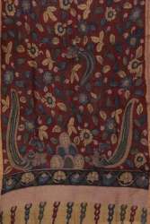 Buy Fancy Kalamkari Printed Tussar Silk Dupatta