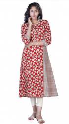 Get Bagru Hand Block Printed Kurti At Wholesale