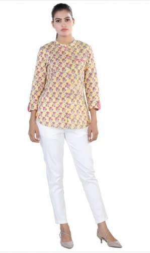 Get Fancy Collar Ladies Shirt At Wholesale Price