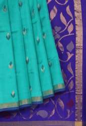 Uppada Silk Sea Green Saree By Kalanjali Brand