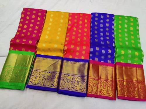 Kanchi Butta Upasa silk saree by Tirumala Silks