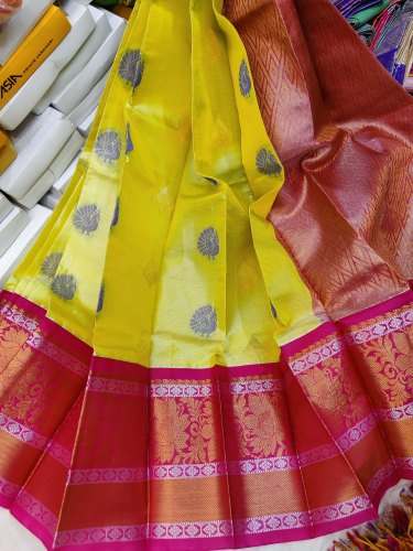 Trendy Tissue Kuppadam silk saree by Tirumala Silks