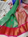 Trendy Tissue Kuppadam silk saree thumb 1