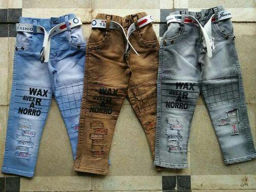 Denim Kids Jeans by Jay Varahi Cloth Store