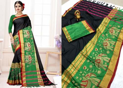 COTTON SILK BLACK