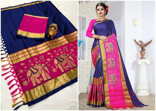 COTTON SILK BLUE