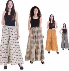 Ladies Rayon Palazzo Pant At Wholesale Rate