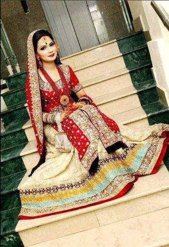 bridal lehenga with koti