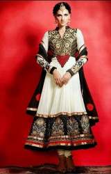 embroidered anarkali suit