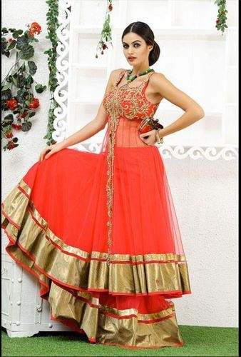 koti anarkali suits by Hamsa Stitch Crafts