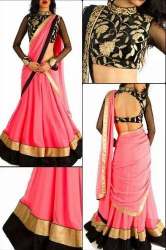 lace border saree