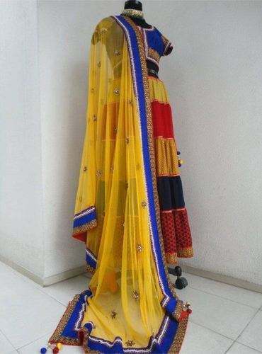 multi color lehenga by Hamsa Stitch Crafts