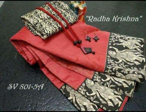 Printed Cotton Saree
