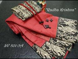 Designer Chanderi Silk saree2