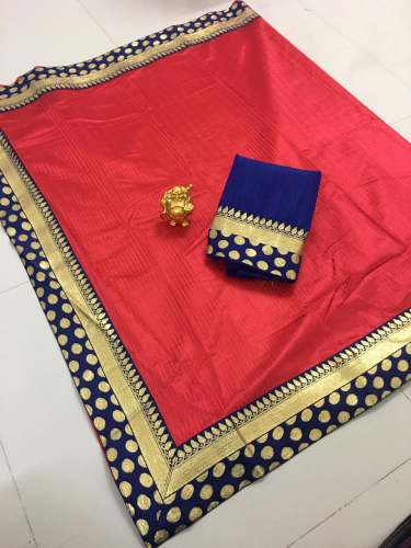 Tim Tim Silk Saree by Q And Q Creation