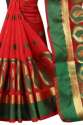 Buy Banarasi Cotton Silk SATYAM WEAVES brand Saree thumb 1