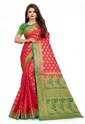 Buy Banarasi Saree By SATYAM WEAVES Brand