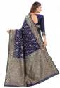 Buy Banarasi Silk Cotton Saree By SATYAM WEAVES thumb 2