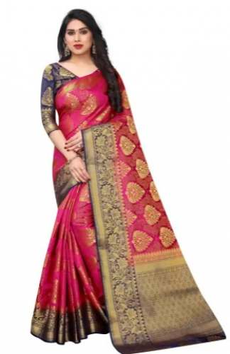 Buy SATYAM WEAVES Cotton Silk Saree At Wholesale by Satyam Weaves