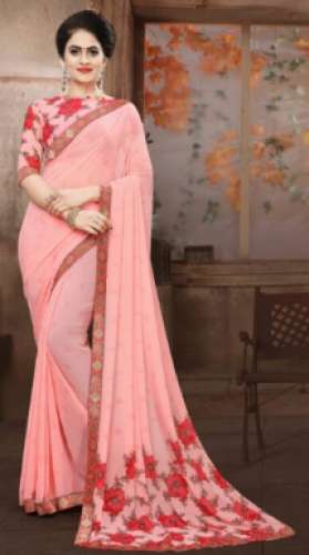 fancy chiffon saree by Satyam Sarees