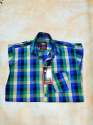 mens block Check Casual Shirts