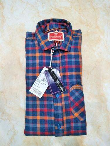 mens block Check Shirt by Fab India