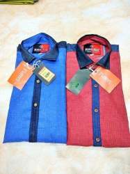 Plain mens Casual Shirts