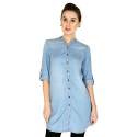 denim-short-kurti