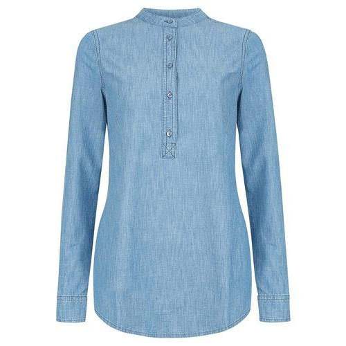 Ladies Mandarin Collar Tunic Top