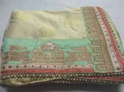 Moti Work Saree