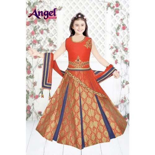 Kids Party Wear Lehenga Choli by Angel Fashion