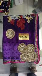 Printed Saree With Patch Work