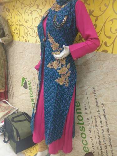 Latest Collection Double Color Full Sleeve Kurti by ADA Fashion Studio