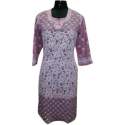 Chikankari ROUND NECK Kurti