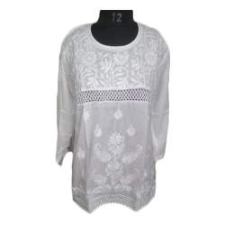 Chikankari Short Kurti 01