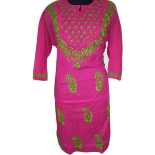 Embroidered Chikankari Kurti