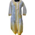 yellow-and-white-chikankari-kurti